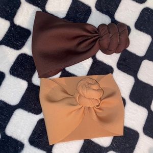 Baby girls top knots/headwraps